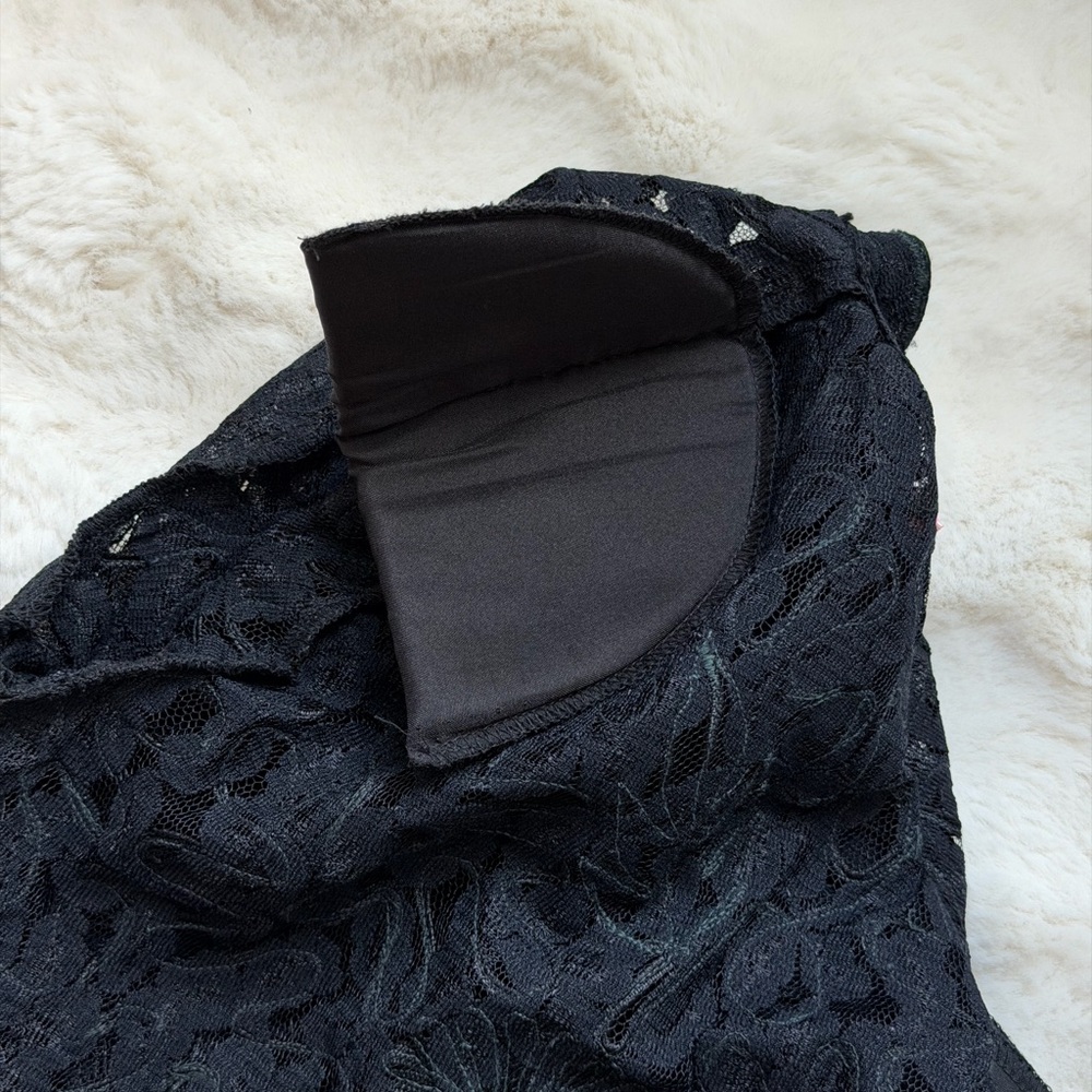 Sassy Thai Black Lace Floral Embroidered Sheer Cardigan Boho Gothic Coquette S/M - Picture 9 of 16